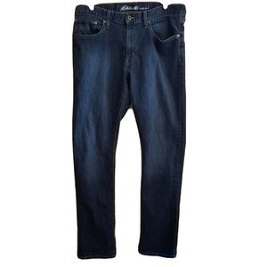 Eddie Bauer Relaxed 33x34 Denim Jeans Dark Blue